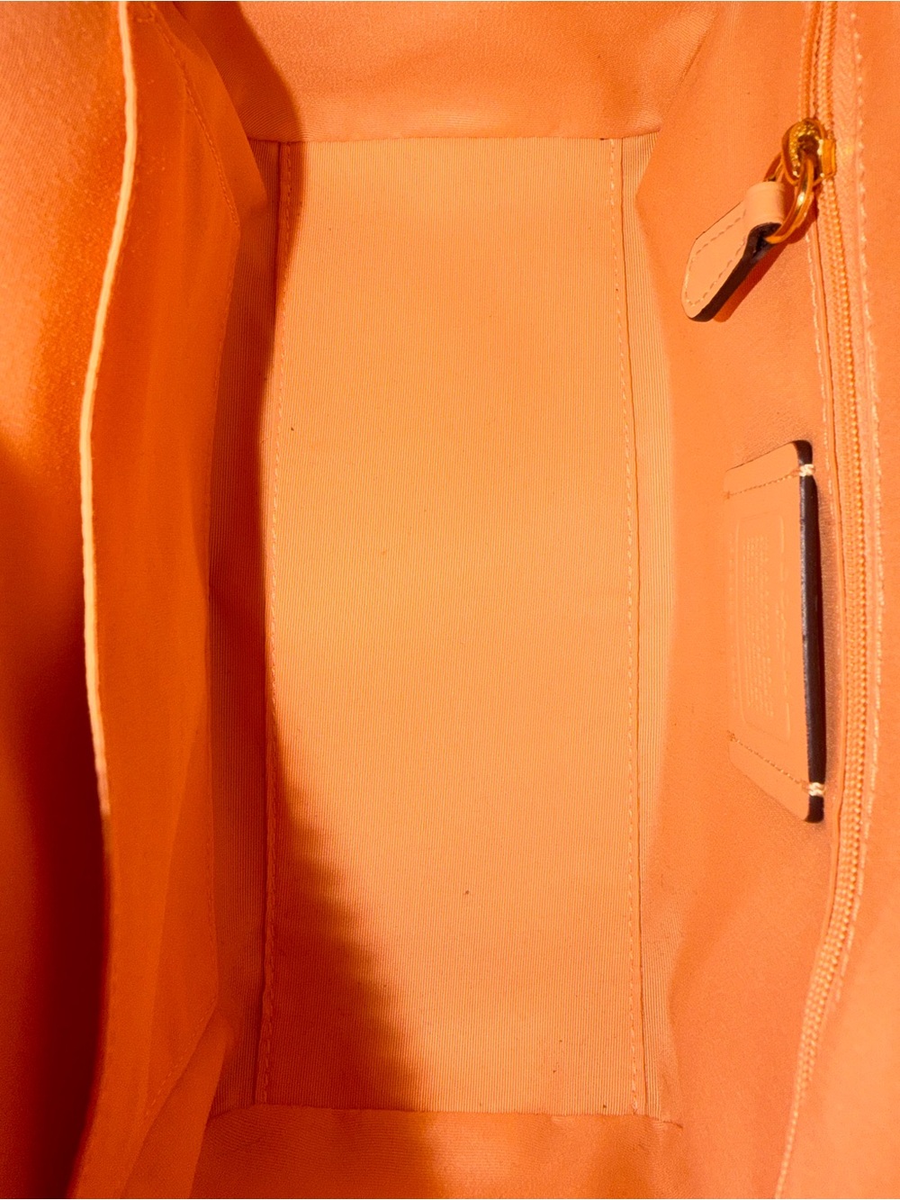 Coach Rowan Satchel Bag - Salmon Pink - Picture 6 of 6